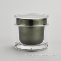 50g 100g 200g pot en plastique acrylique de forme ronde pot cosmétique clair